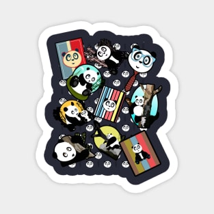 Panda Mix Sticker